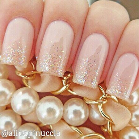 wedding nails for 2014 | Pink Wedding Nail Art Designs Ideas 2014 141 Simple Pin