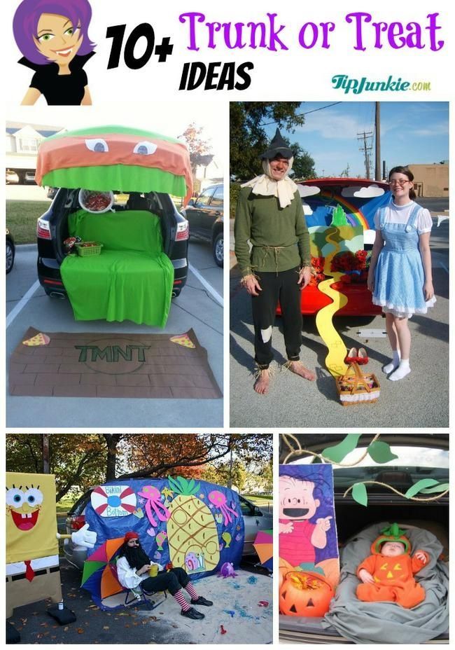 11 Trunk or Treat Ideas featuring MOVIE Themes