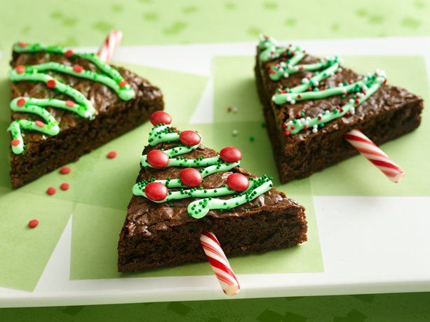 Christmas Tree Brownies