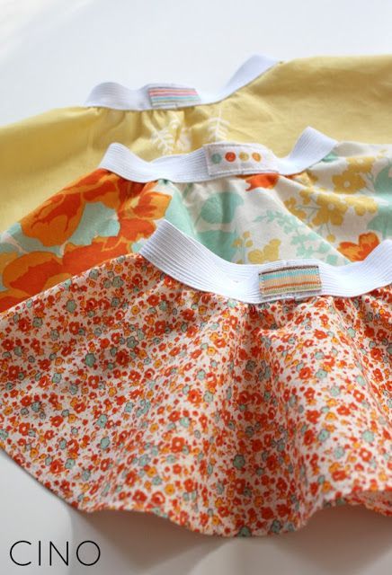 Circle skirts to go with all her onesies! Make double layer, tulle fringe, all s
