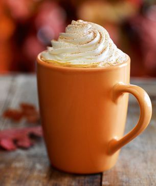 Healthy, homemade version of the Starbucks Pumpkin Spice latte//will be trying t