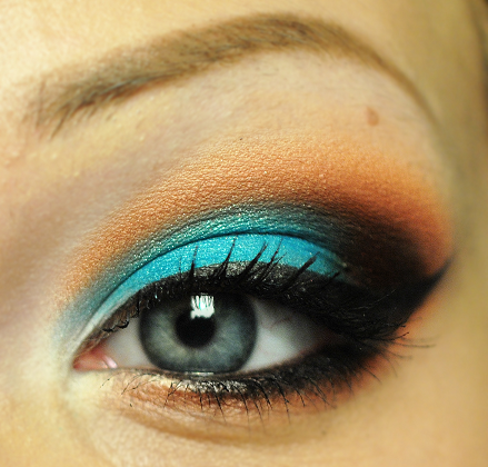 Love the colors- pocahontas inspired @makeupgeek