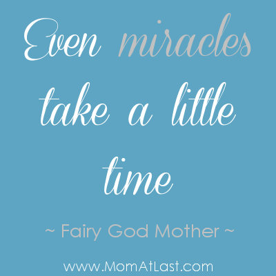 Miracles Take Time | Infertility Quote-maybe someday well get a miracle of our o