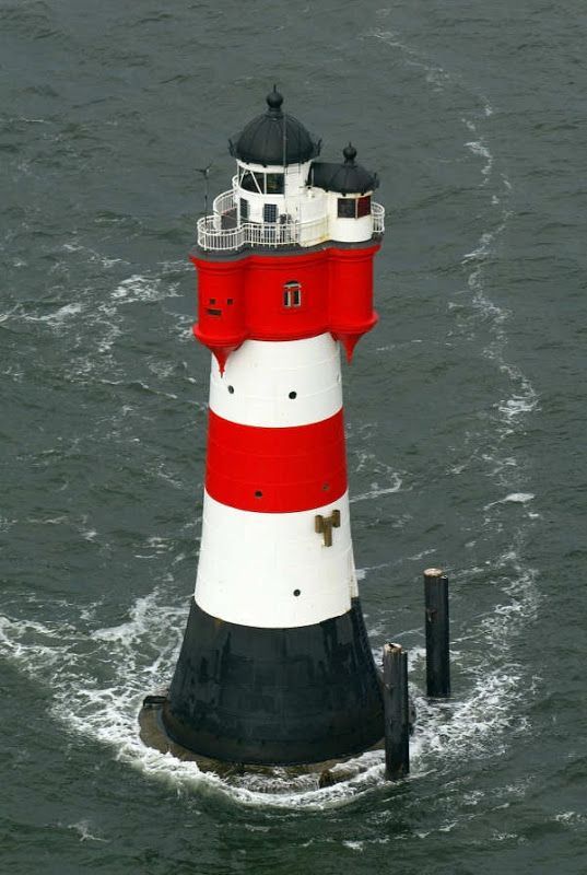 Stay at the Roter Sand Lighthouse Turned Hotel in Bremerhaven, Germany. I would
