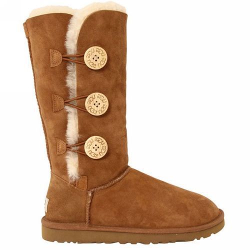 UGG Boots – Bailey Button Triplet – Chestnut – 1873