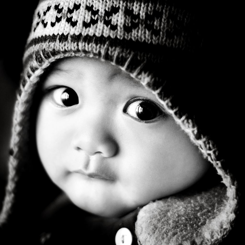 Cute Asian Baby Eyes