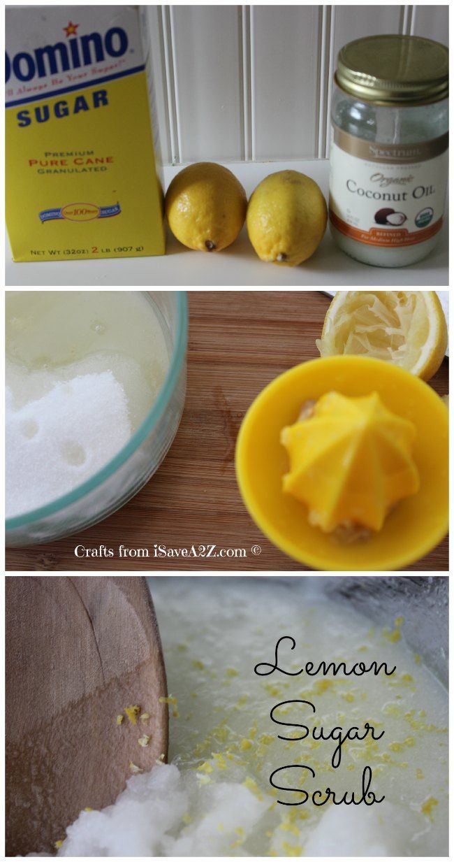 Easy Lemon Sugar Scrub recipe and printable labels!  Theres a Secret ingredient