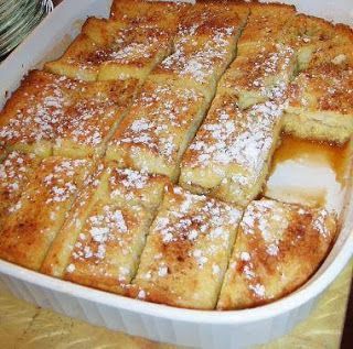 French Toast Bake FIVE STARS!! Easy recipe and tastes amazing! We made it with a