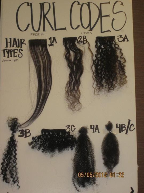Hair types. According to this chart, im mainly a 3C with patches of 3B, and 4A r