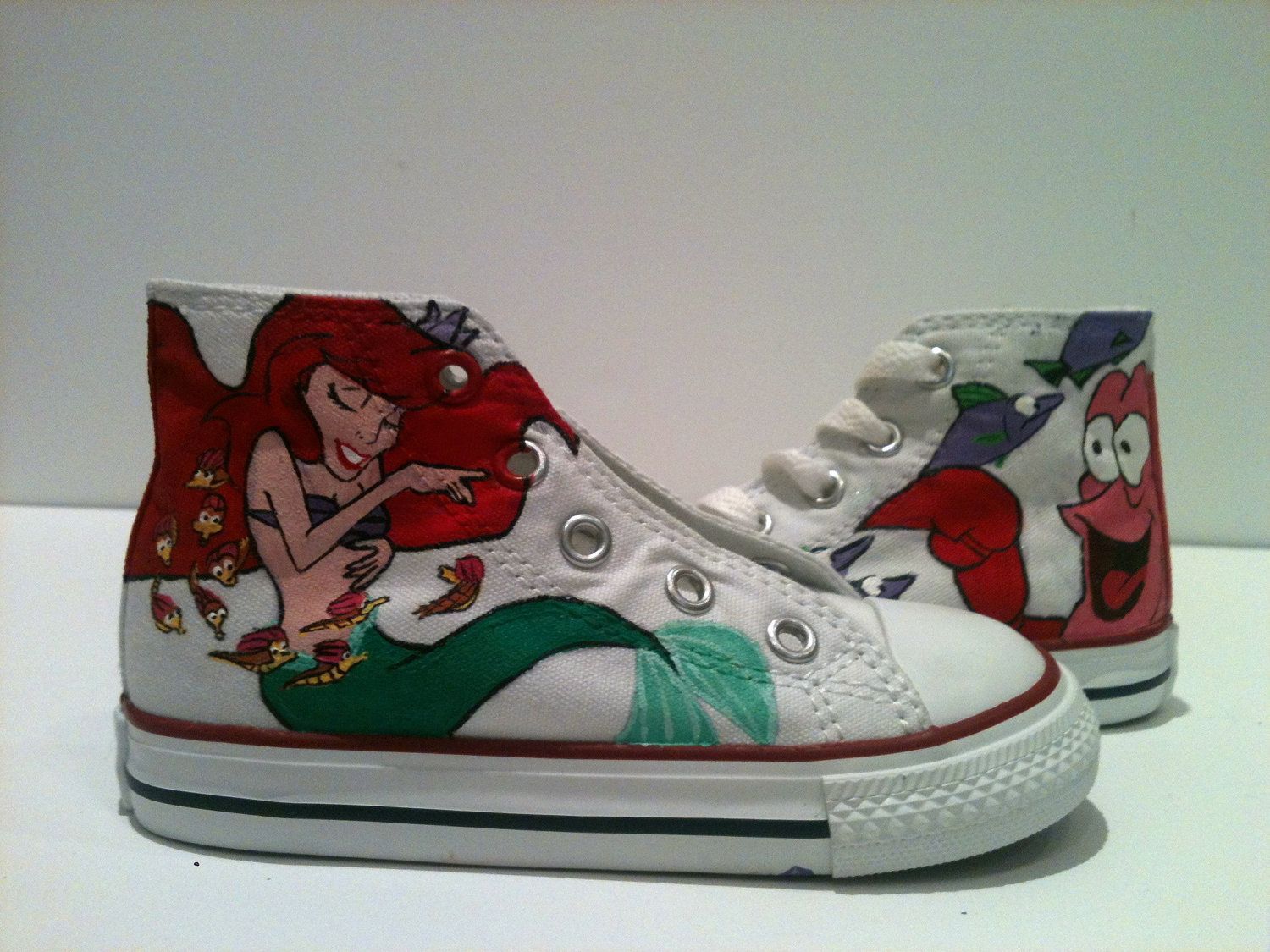 little mirmaid high heels | The Little Mermaid Shoes by marissascustomkicks on E