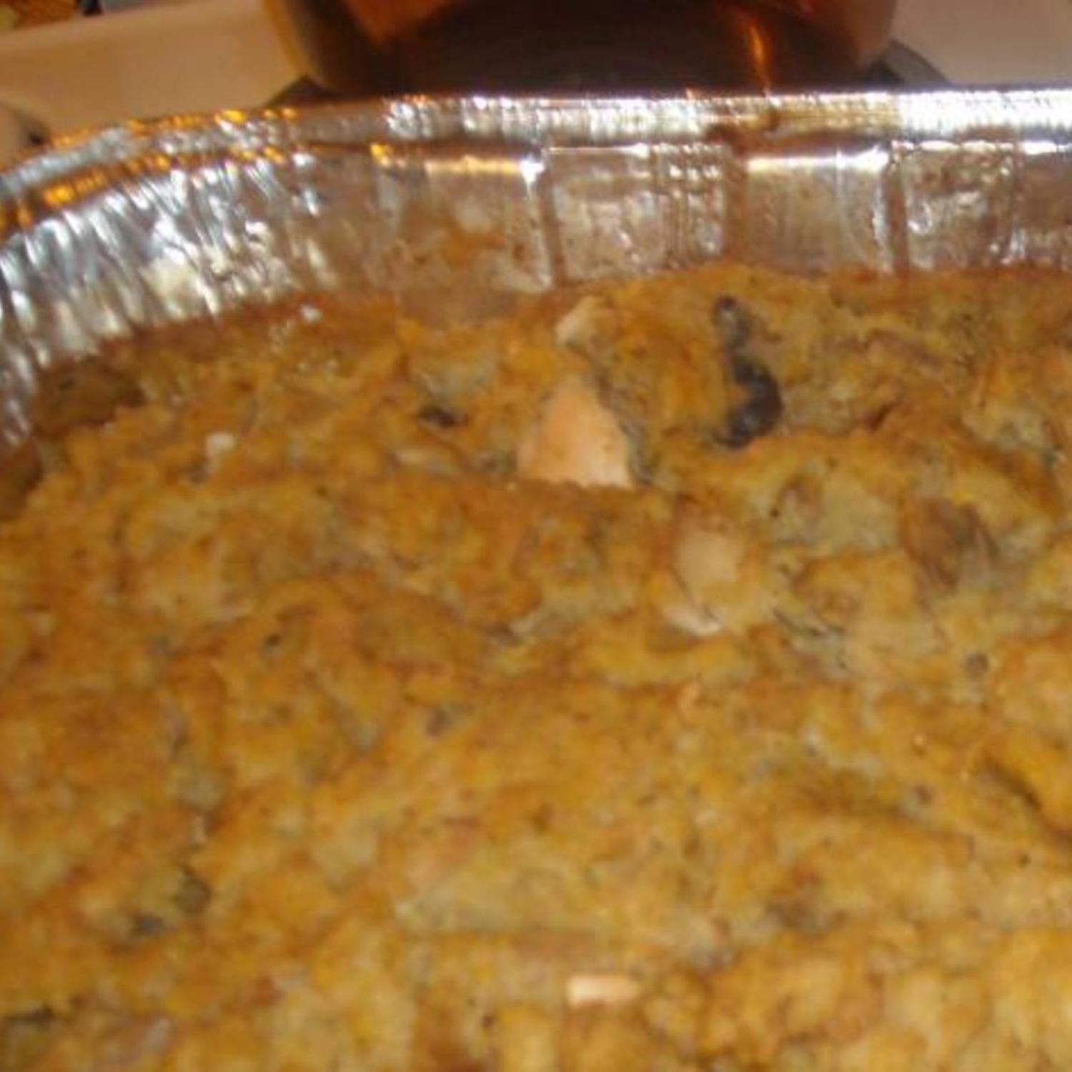 This is a easy cornbread dressing recipe and it is very moist.