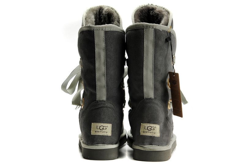 Ugg Roxy Short Grey-Uggs 5828 Boots