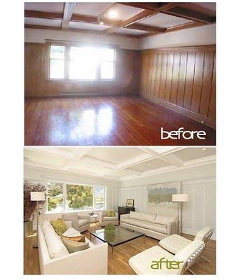 WHY YOU SHOULD ALWAYS PAINT 1970s paneling white or cream!! Dont remove it!! add