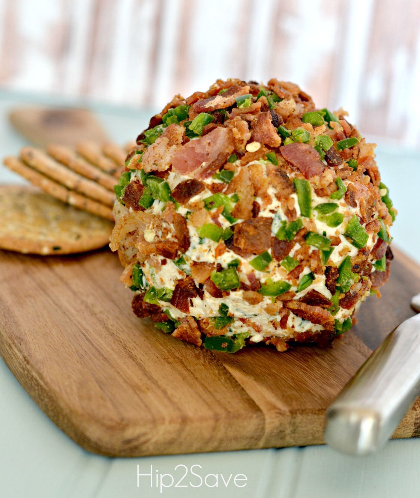 Bacon Cheddar Cheese Ball Recipe for cousin rendezvous!