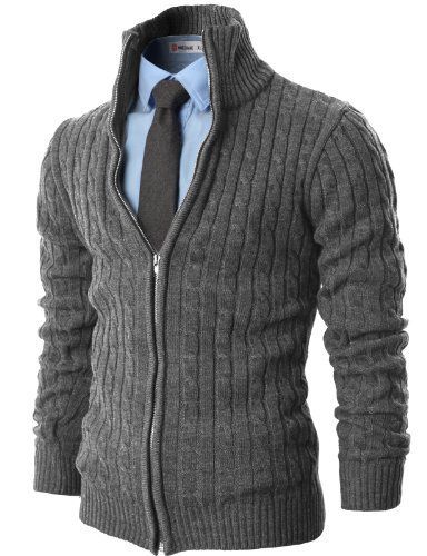 Beautiful Knitwear- Great core item for the wardrobe. H2H Mens Casual Knitted Ca