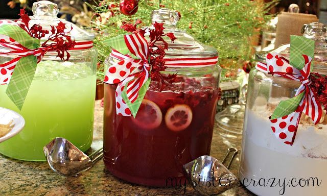 Christmas Punch (Green) Think Ill add Rum.  21 Amazing and Delicious Party Drink