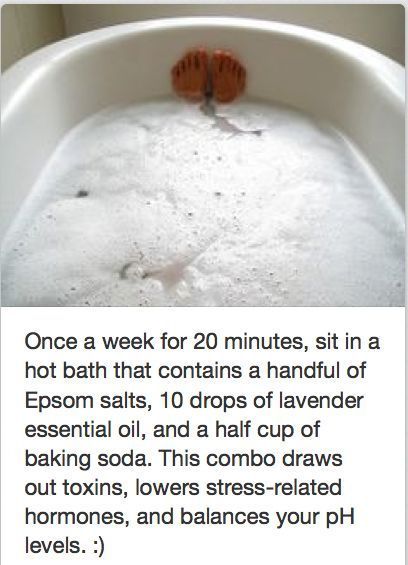 Destress bath… One of my favorite ways to relax. Also a great time to exfoliat