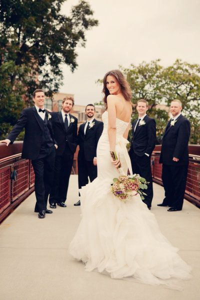 I love picture like these. Cute ones with the bride and groomsmen or groom and b