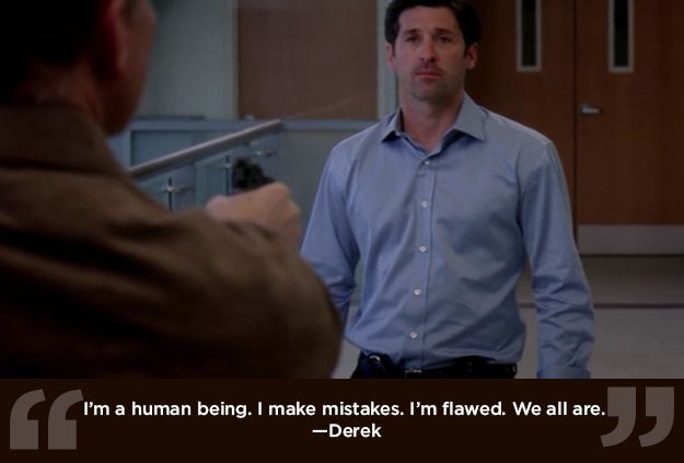 “Im a human being. I make mistakes.