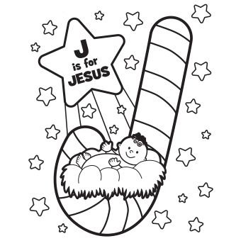 Jesus + candy cane… I could not get this to Pin as a full size page. however,