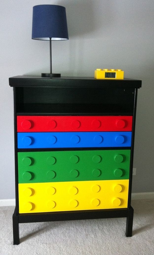 Make drawers into the world’s biggest Legos | 99 Clever Ways To Transform A Bo
