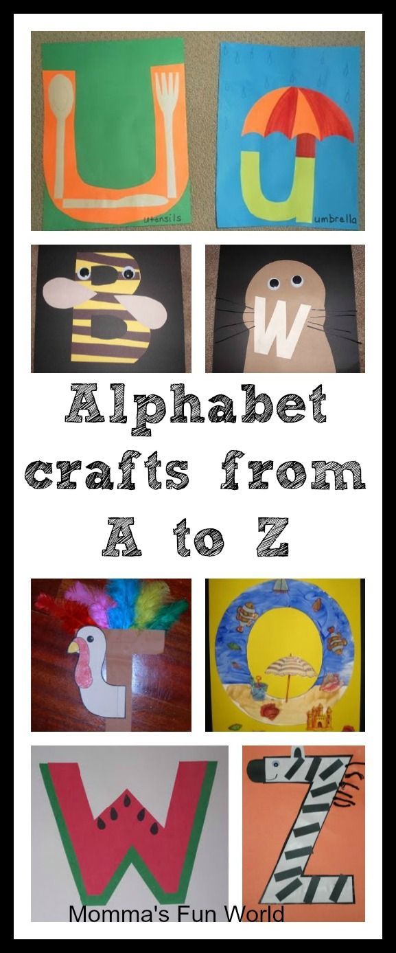 Mommas Fun World: Alphabet crafts f