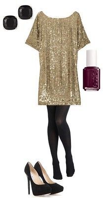 New Years Eve outfit inspiration for when I will be in Manhattan, watching the b