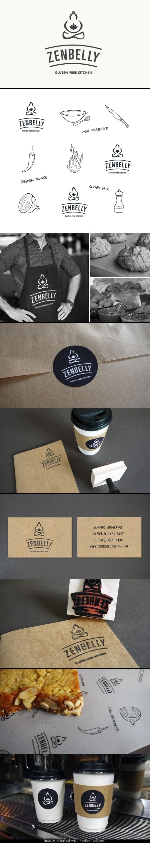 Peaceful and elegant branding and logo design for this coffee shop. We love the