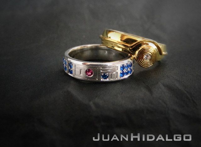 R2-D2 And C-3PO rings