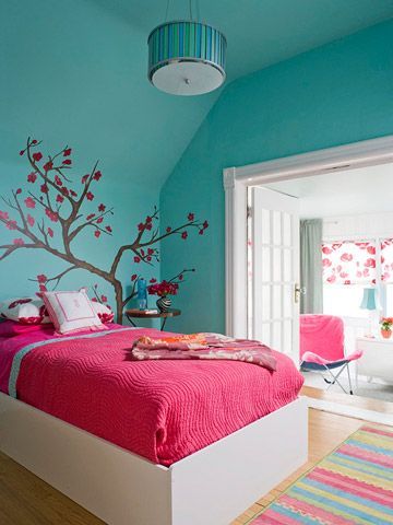 Refreshing Design – Bedroom for my tween. Tweens always need their space I love