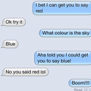 Should have seen it coming. | 21 Dumb Joke Texts That Are Actually Hilarious