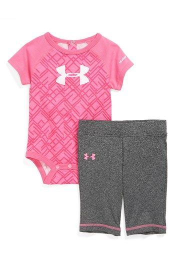 Under Armour AllSeasonGear Bodysuit & Pants (Baby Girls) available at #Nordstrom