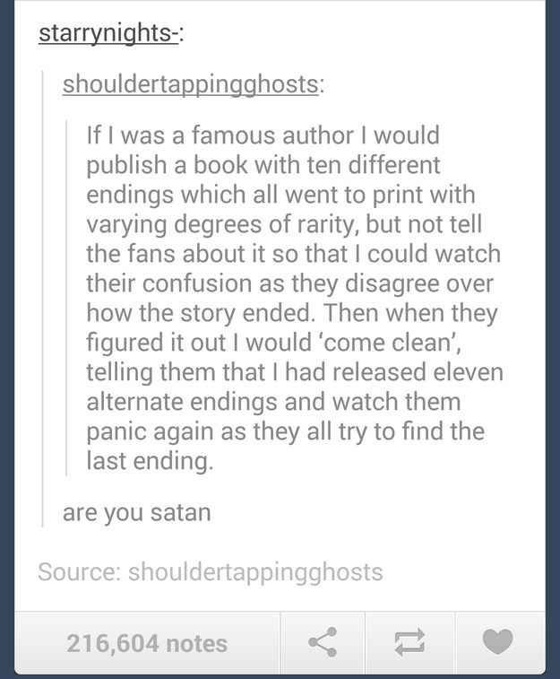 And this is how famous authors shou