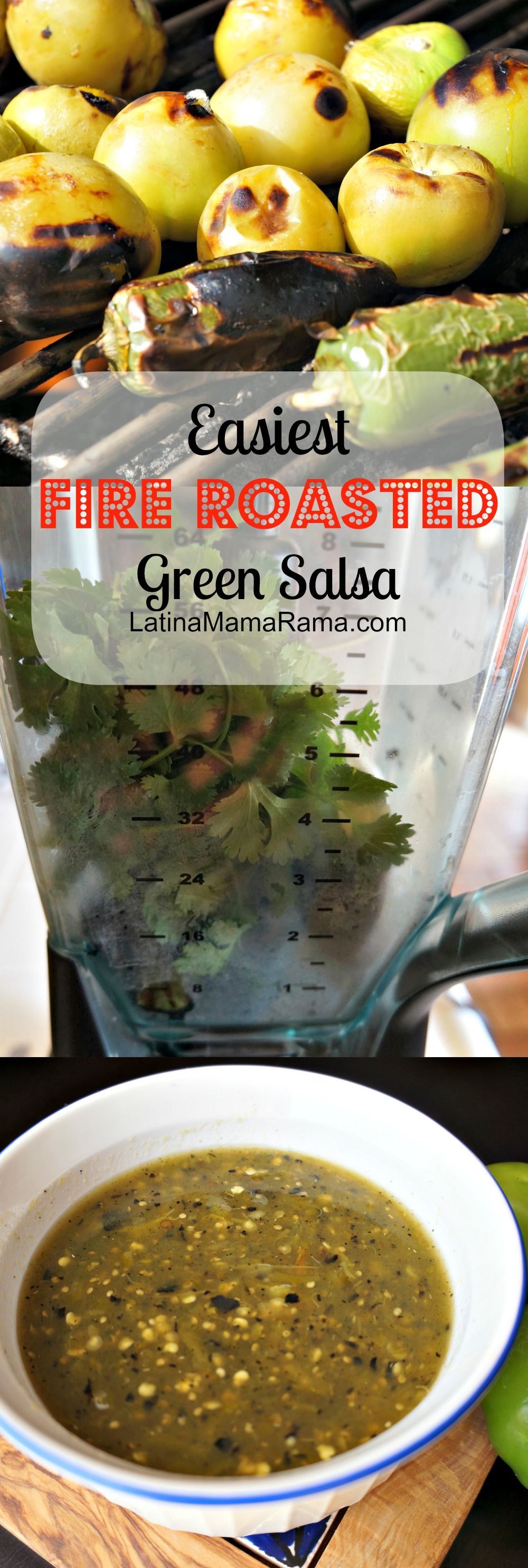 Easiest Fire Roasted Green Salsa to