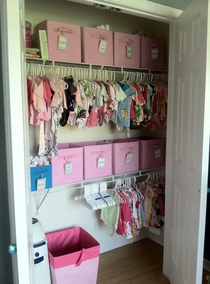 Perfect Baby Closet! Ill be doing t