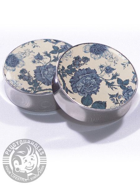 Vintage Floral Plugs, I am a sucker