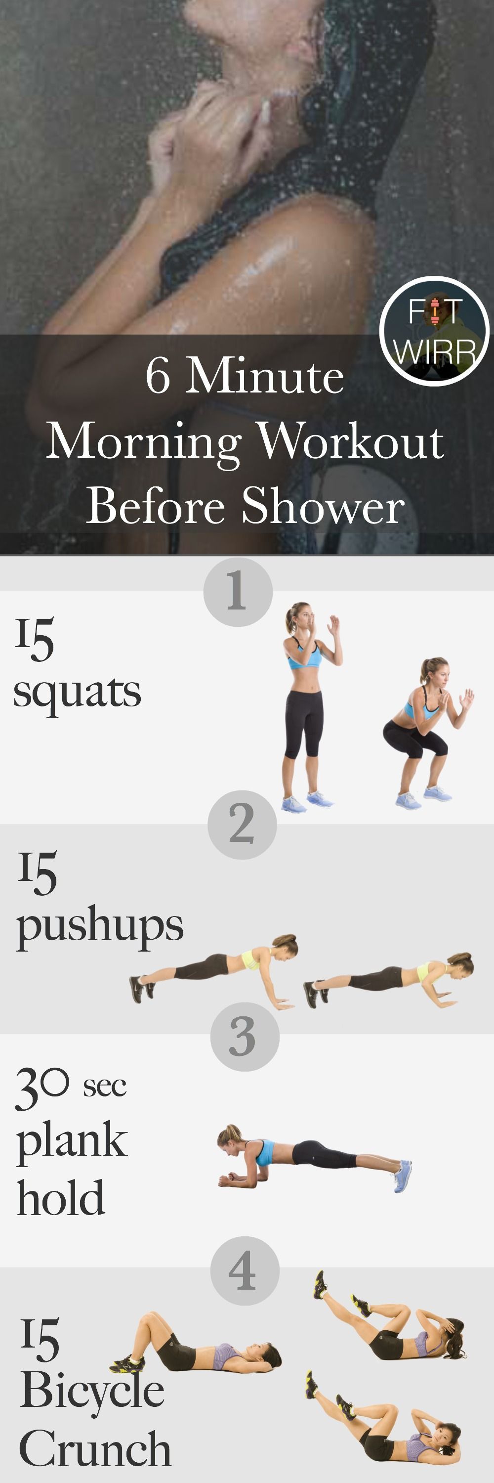 6 minute morning workout ro