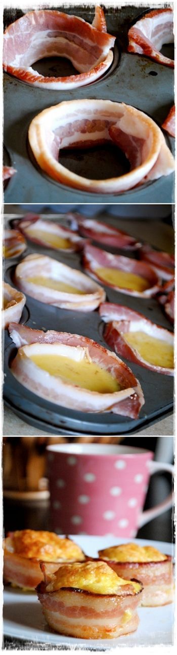 Bacon Egg Cups Makes 12 cup