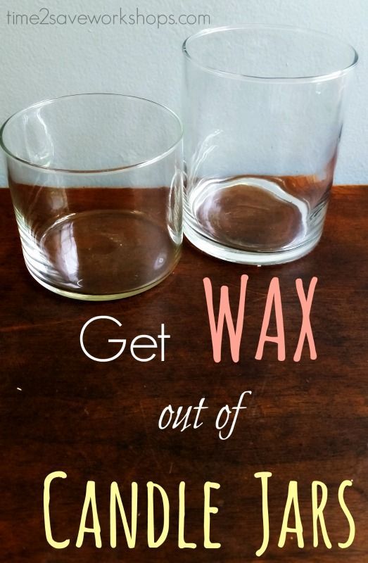 How to Get Wax Out of Candl
