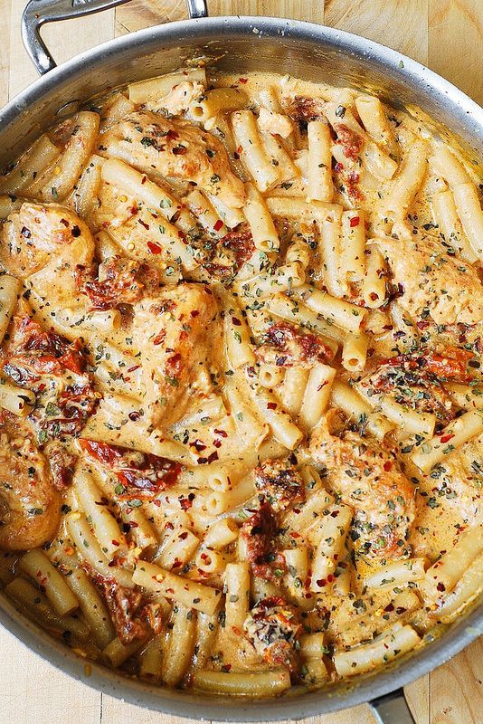 Chicken Mozzarella Pasta w/