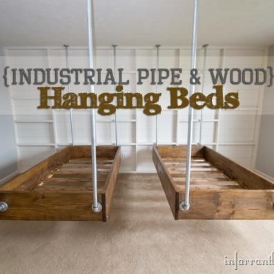 {DIY Industrial Pipe & Wood