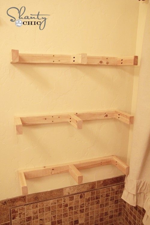 Floating Shelves How to build I have looked at other sites. This one seems to be the best