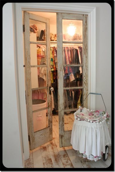 French doors for closet. Th