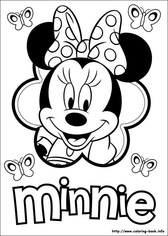 Minnie Mouse printable colo