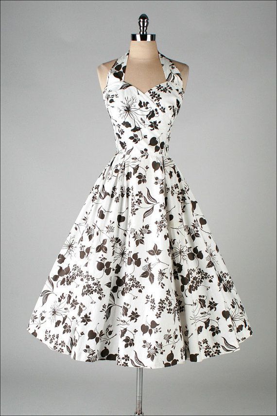 Ok, This 1950s floral dress