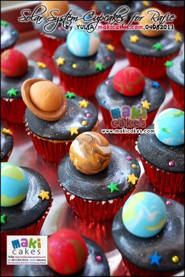 Planets cupcakes- Would be