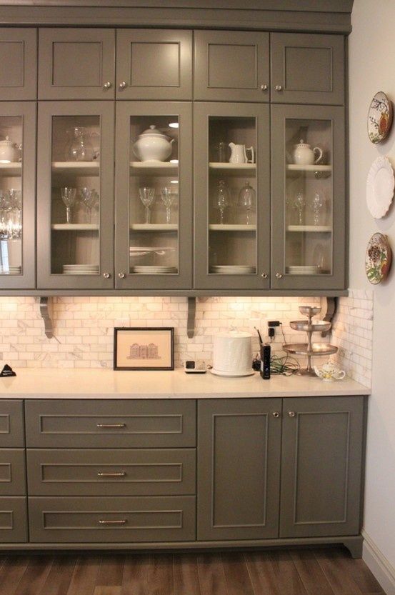 Home – Kitchens – grey cabi