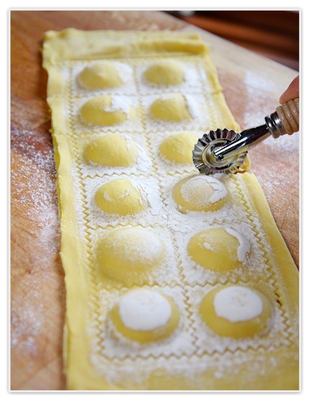 Homemade 5 cheese ravioli.