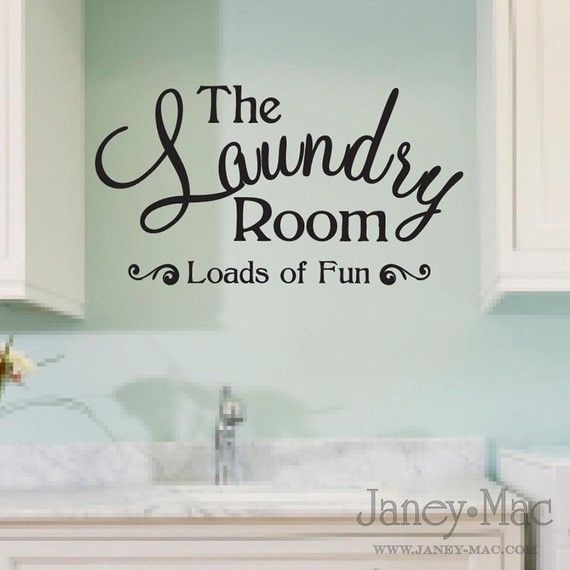Laundry Room Wall Decal Quo