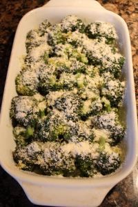 Lemon Parmesan Roasted Broc